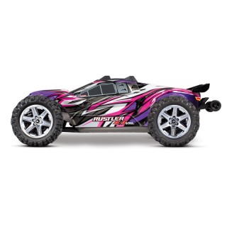 Automodelli Traxxas RUSTLER VXL 4WD BRUSHLESS TSM Viola TXX67076-4