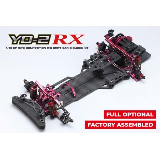 Automodello Yokomo YD-2RX Red Version RWD Factory Assembled “FULL OPTIONAL” Drift Car Kit (Graphite) DP-YD2RSAR