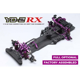 Automodello Yokomo YD-2RX Purple Version RWD Factory Assembled “FULL OPTIONAL” Drift Car Kit (Graphite) DP-YD2RSAP