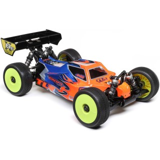 Automodello TLR 8ight-X/E 2.0 Combo Nitro/Electric Buggy 1:8 4WD Race Kit Arancione/Blu TLR04012