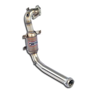 Kit Tubo Turbina + Catalizzatore Metallico Supersprint Per Abarth 500